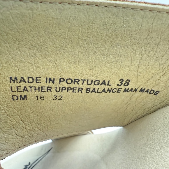 DROMEDARIS - Jesse Leather Wedge Sandals - Picture 7 of 8